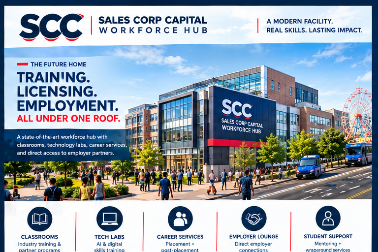 Concept for a modern SCC workforce hub facility